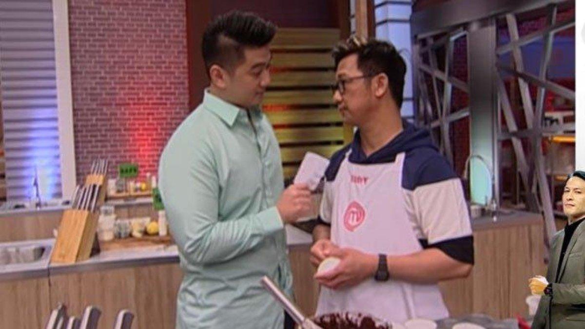 Eddy Siswanto saat ketahuan bawa contekan dan diusir Chef Anbold