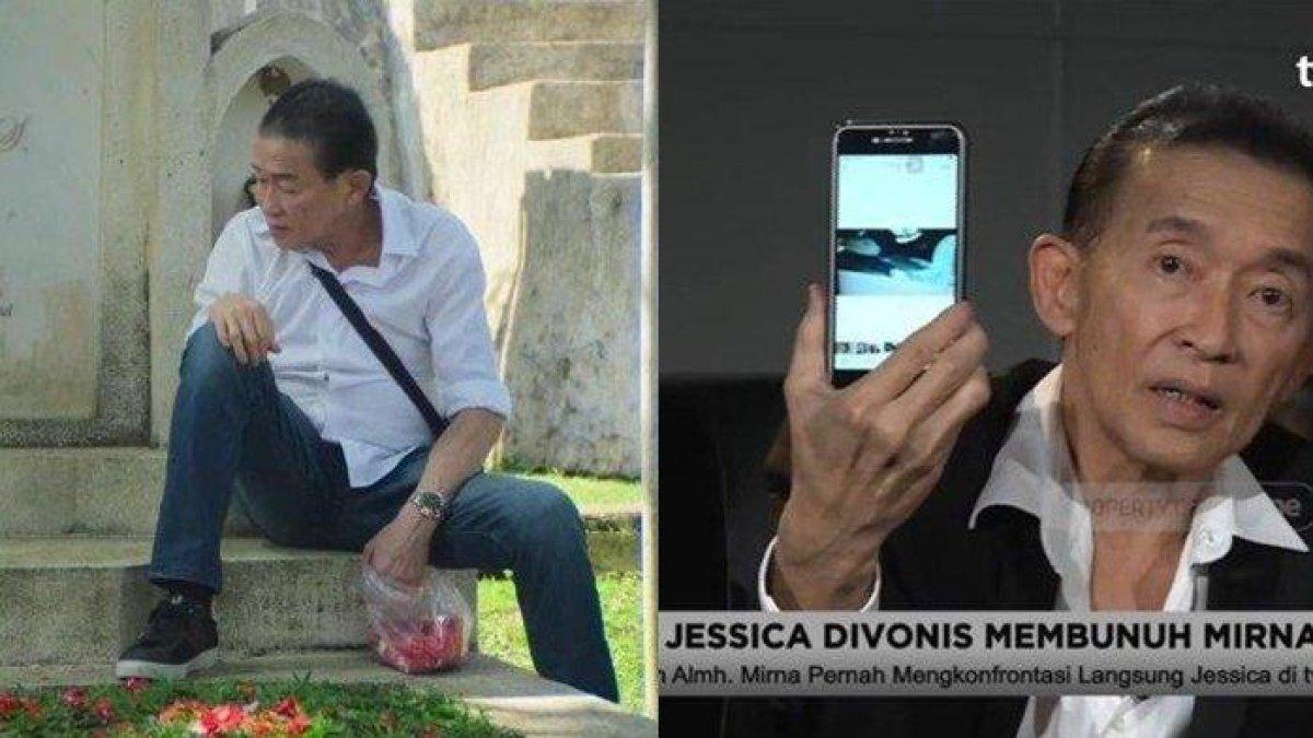 Edi Darmawan, ayah Mirna Salihin