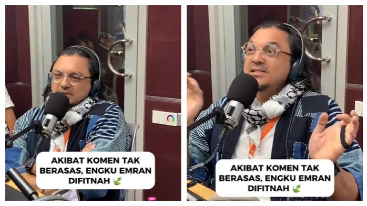 Momen Engku Emran mengkritik netizen yang mengomentari kehidupan rumah tangganya