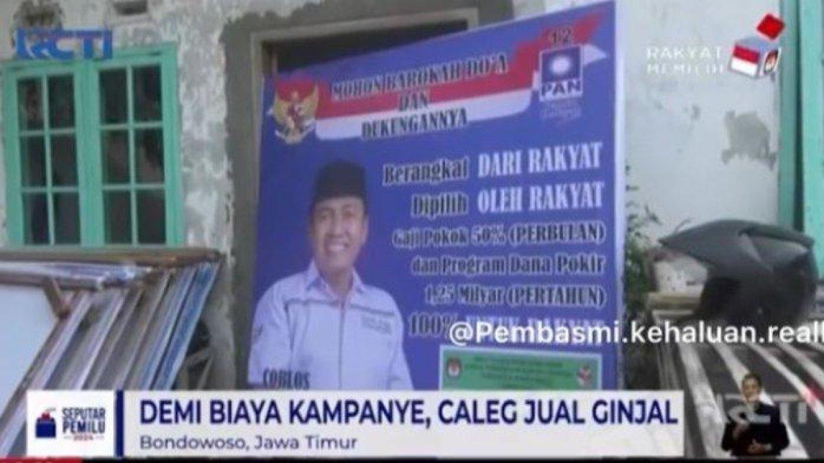 Erfin Dewi Sudanto, caleg di Bondowoso rela jual ginjal.
