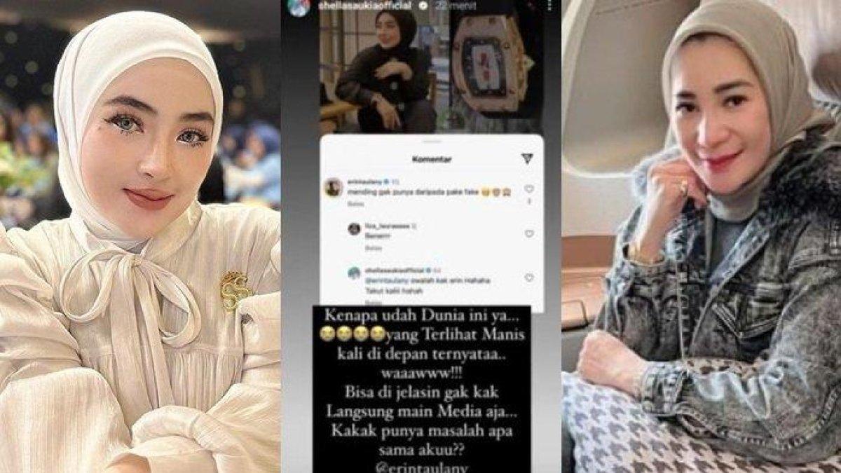 Erin Taulany kepergok julidi Shella Sauki
Artikel ini telah tayang di Sripoku.com dengan judul Mulut Pedas Istri Andre Taulany, Kepergok Julid ke Shella Saukia, Erin Disebut Lupa Ganti Akun Fake!, https://palembang.tribunnews.com/2023/11/16/mulut-pedas-istri-andre-taulany-kepergok-julid-ke-shella-saukia-erin-disebut-lupa-ganti-akun-fake?page=all.