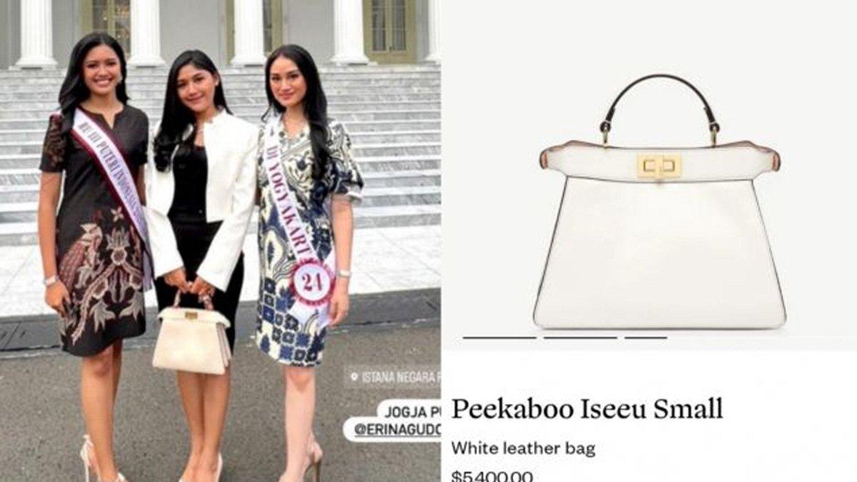 Erina Gudono tenteng tas Fendi