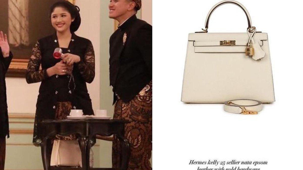 Erina Gudono tenteng tas Hermes a