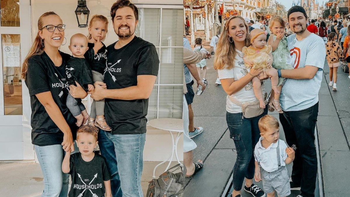 Faith Denner bersama ketiga anak dan suaminya