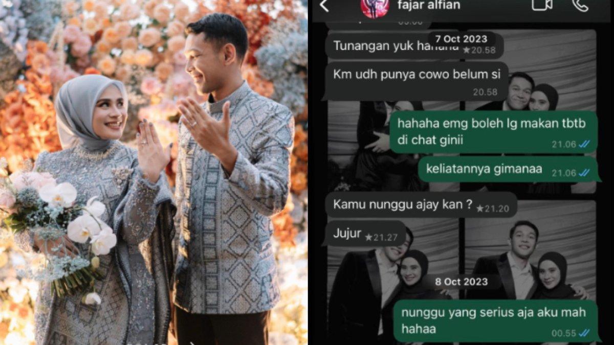 FAJAR ALFIAN LAMARAN - Potret Fajar Alfian diambil dari TikTok pada Selasa (25/2/2025). Fajar Alfian melamar pujaan hatinya, Firly Asca. Chat ajakan tunangan turut diunggah.
