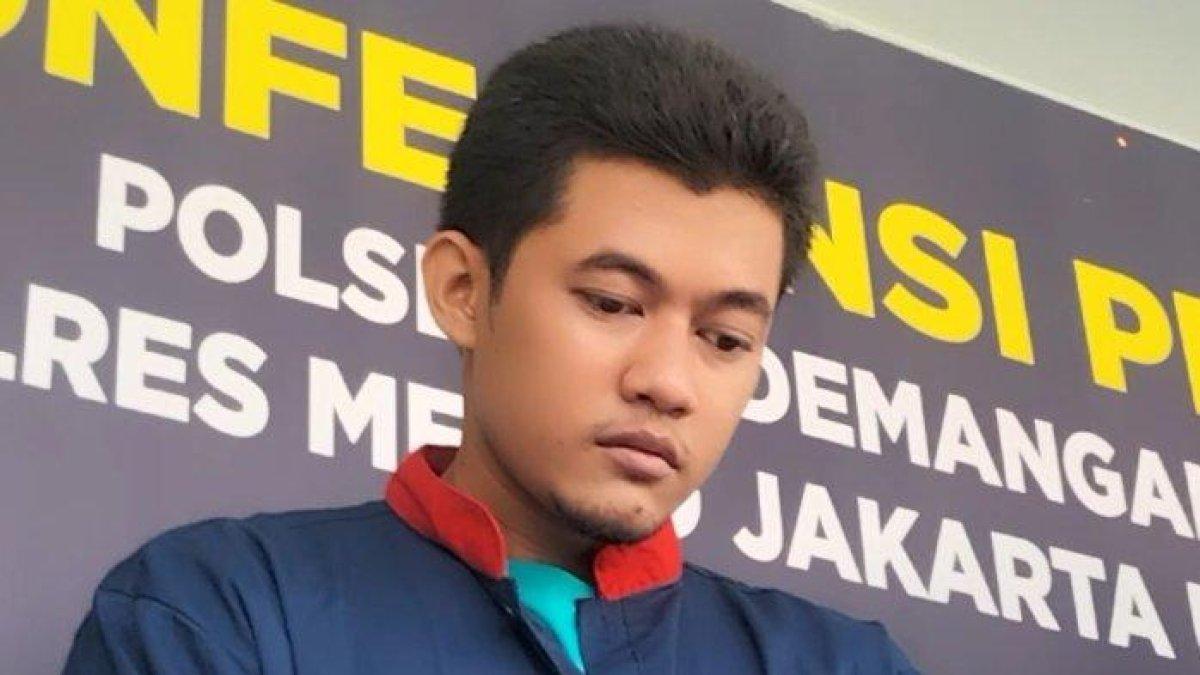 Fajar Eka Putra (26), tersangka kasus pemerkosaan yang ditangkap di Pademangan
