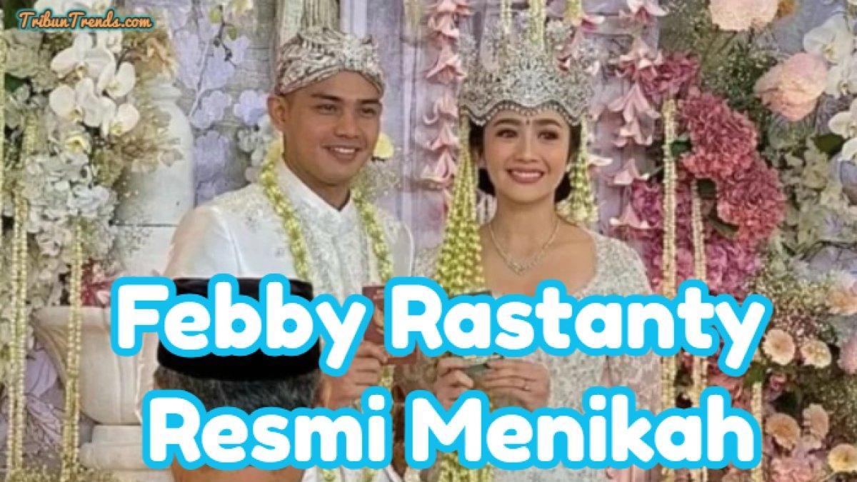 Febby Rastanty resmi menikah dengan Drajat Djumantara pada Sabtu, 9 November 2024. Keduanya pun tampil serasi memakai busan pengantin adat Sunda.
