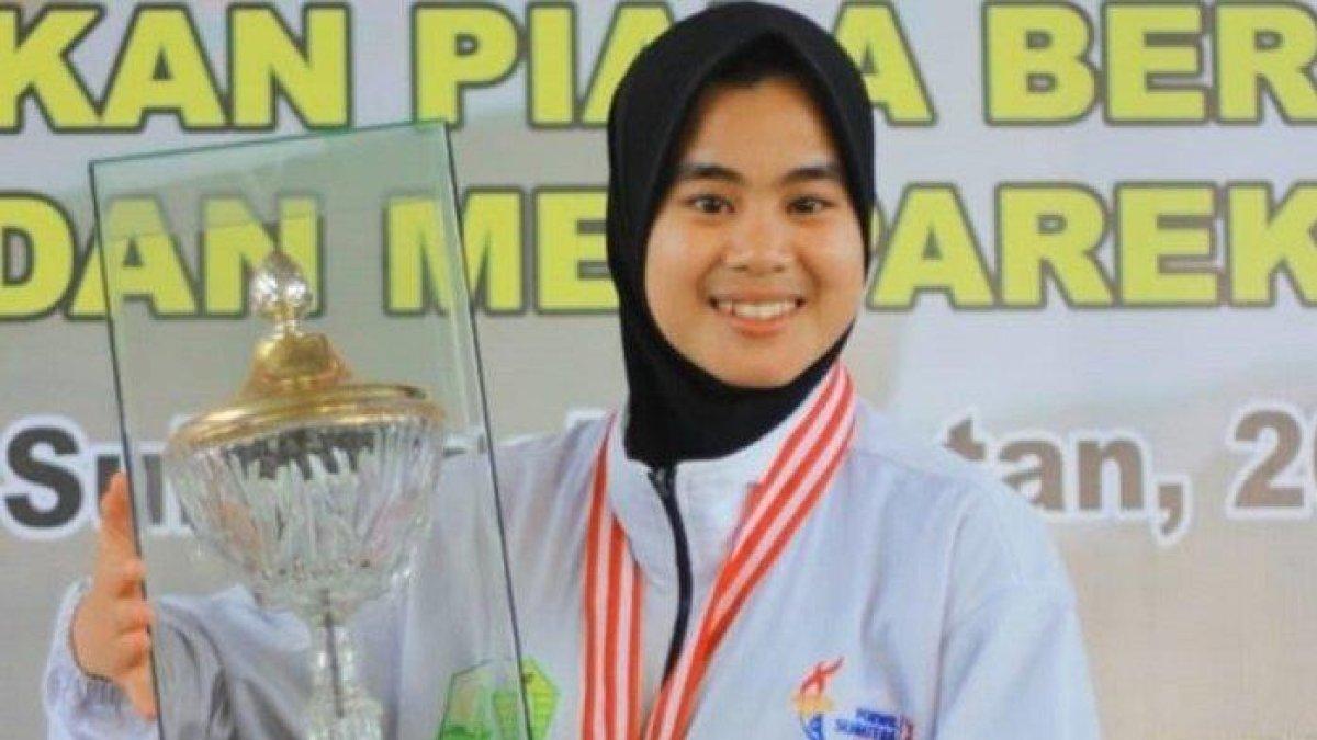 Febirlina Nduru, atlet Muaythai Provinsi Aceh asal Desa Penuntungan, Kecamatan Penanggalan, Kota Subulussalam meninggal dunia, Senin (4/9/2023), di Ruang ICCU Rumah Sakit Kesdam, Banda Aceh