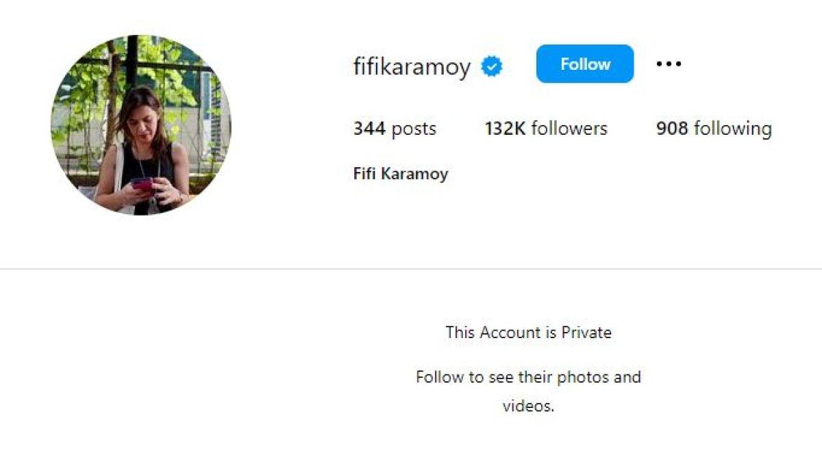 Fifi Karamoy mengunci akun Instagramnya