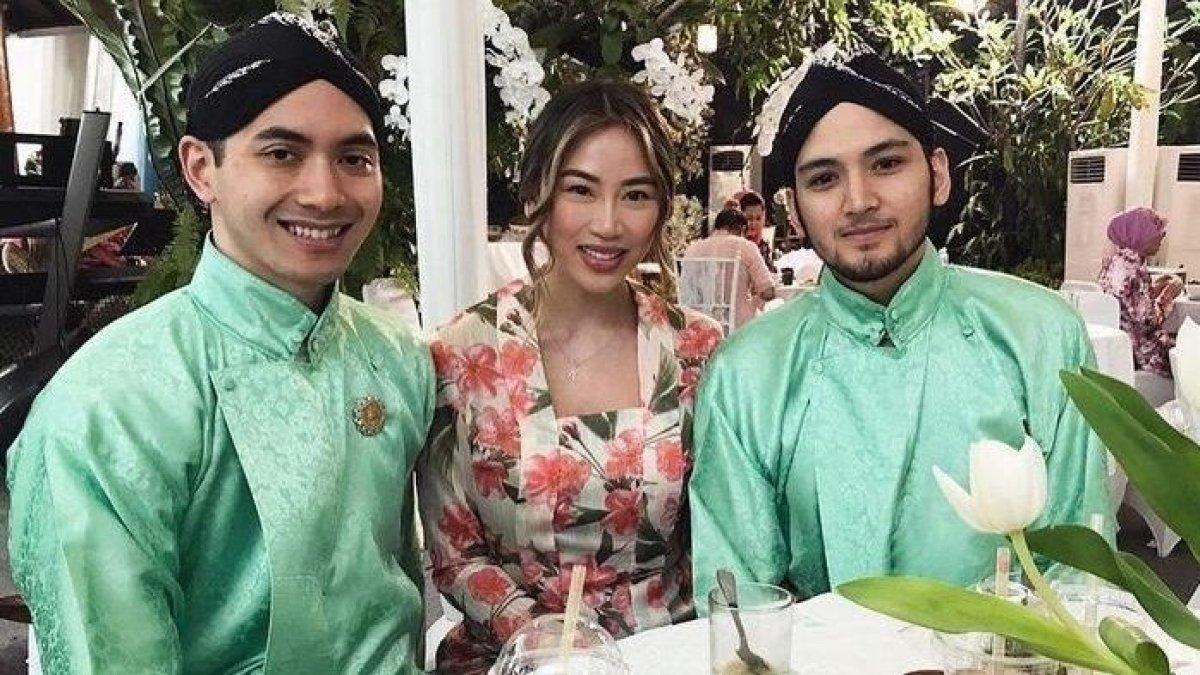 Foto Wiratama Hadi bersama sepupu sesama cucu Cendana
