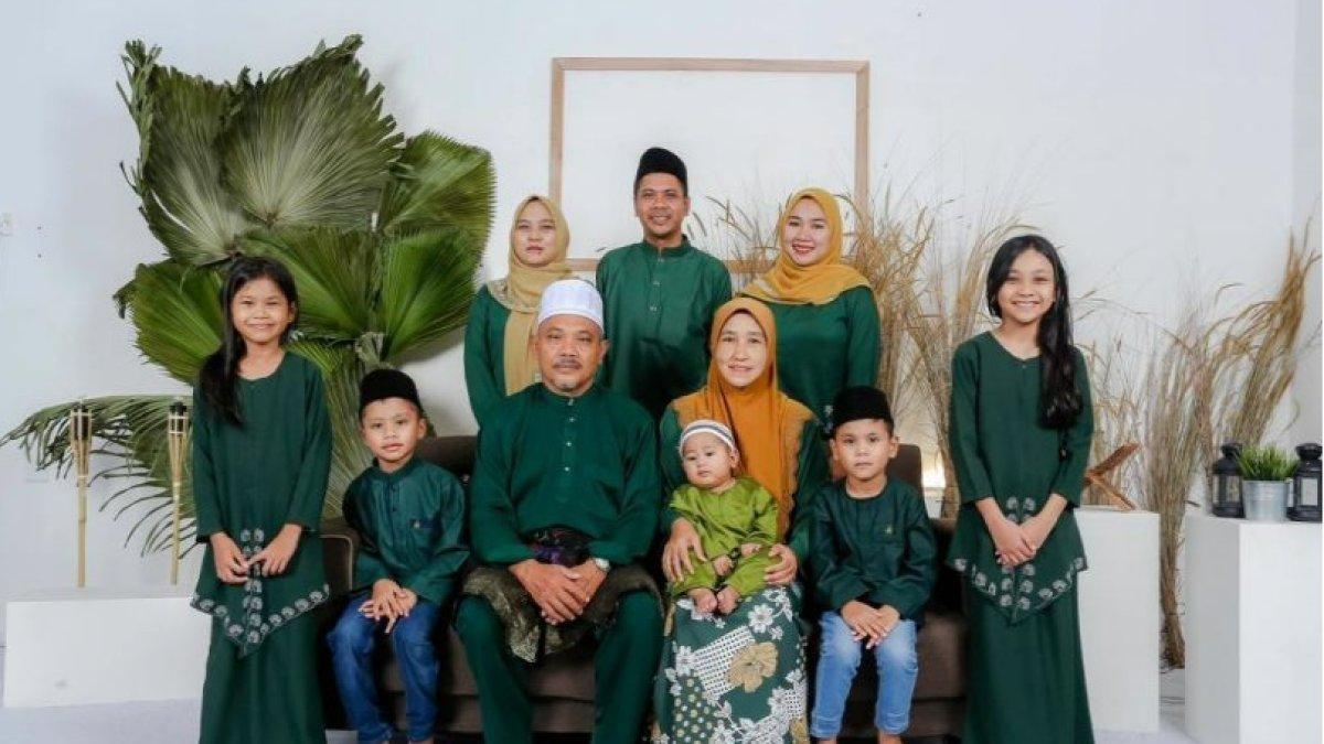 Foto kenangan Lebaran tahun lalu saat Bella masih hidup