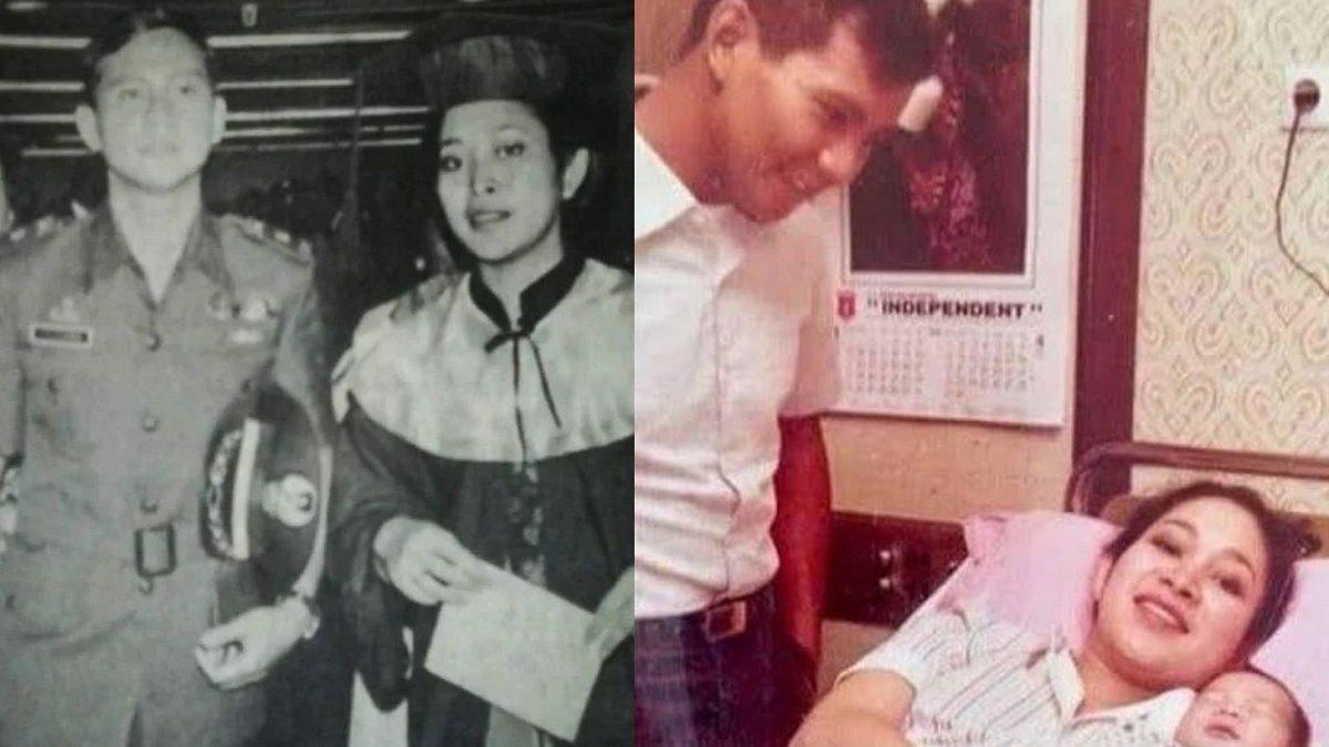 Foto kenangan Prabowo dan Titiek Soeharto