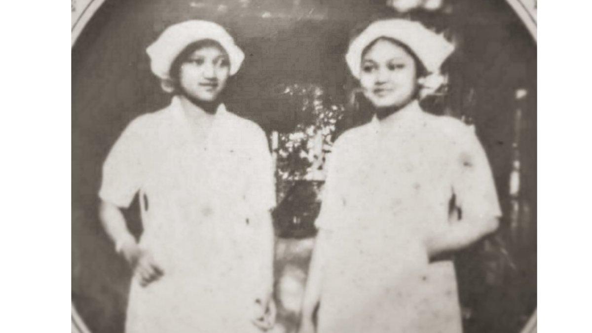 Foto langka Ibu Tien.