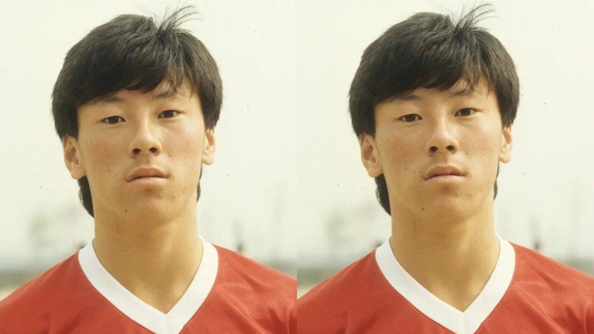 Foto masa muda Shin Tae-yong.
