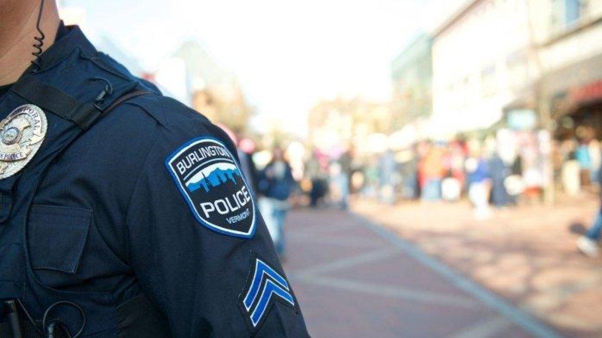 Foto polisi Burlington, Vermont.