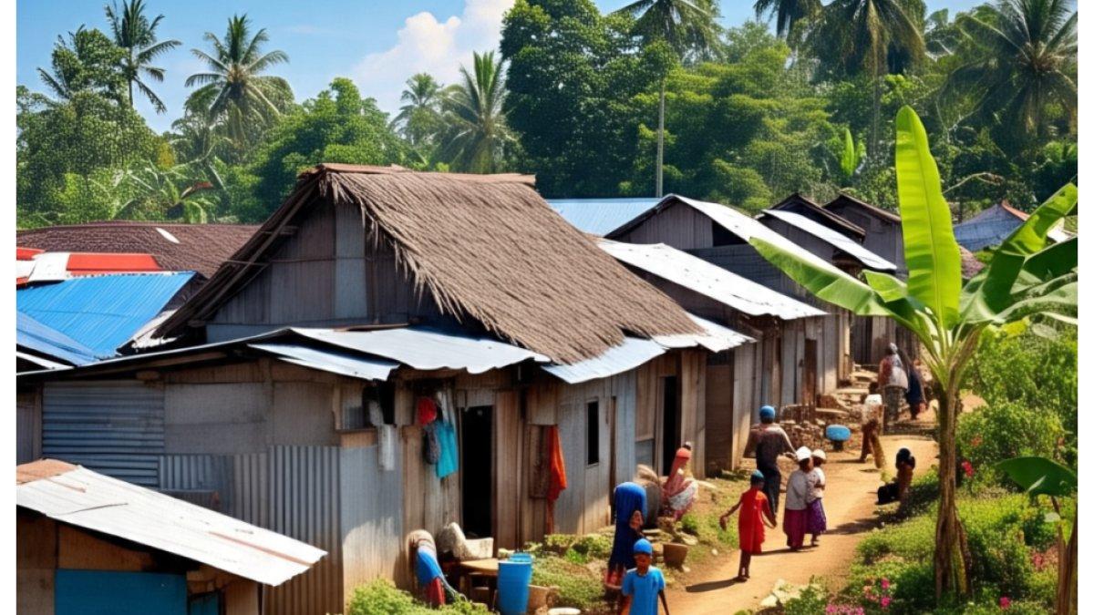 Inilah 7 kabupaten dengan persentase kemiskinan tertinggi di Jawa Tengah, nomor 1 bukan Brebes atau Pemalang, tapi 'Kota Lawet'. Ilustrasi rumah-rumah warga miskin.