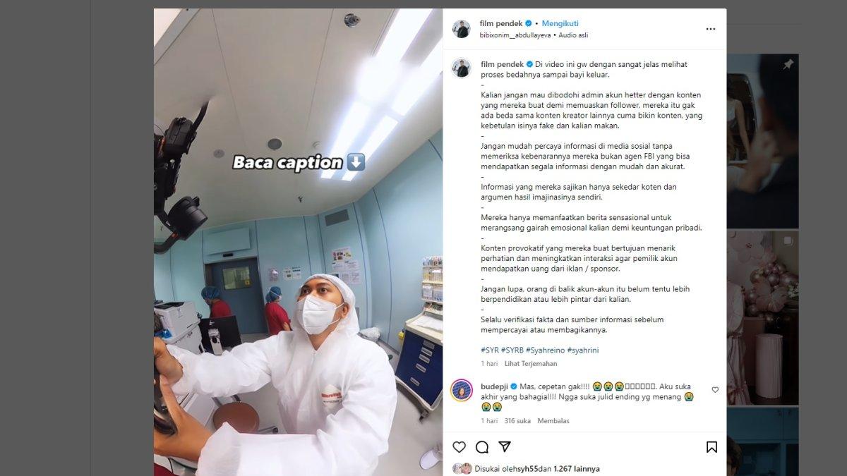 Fotografer ungkap video persalinan Syahrini