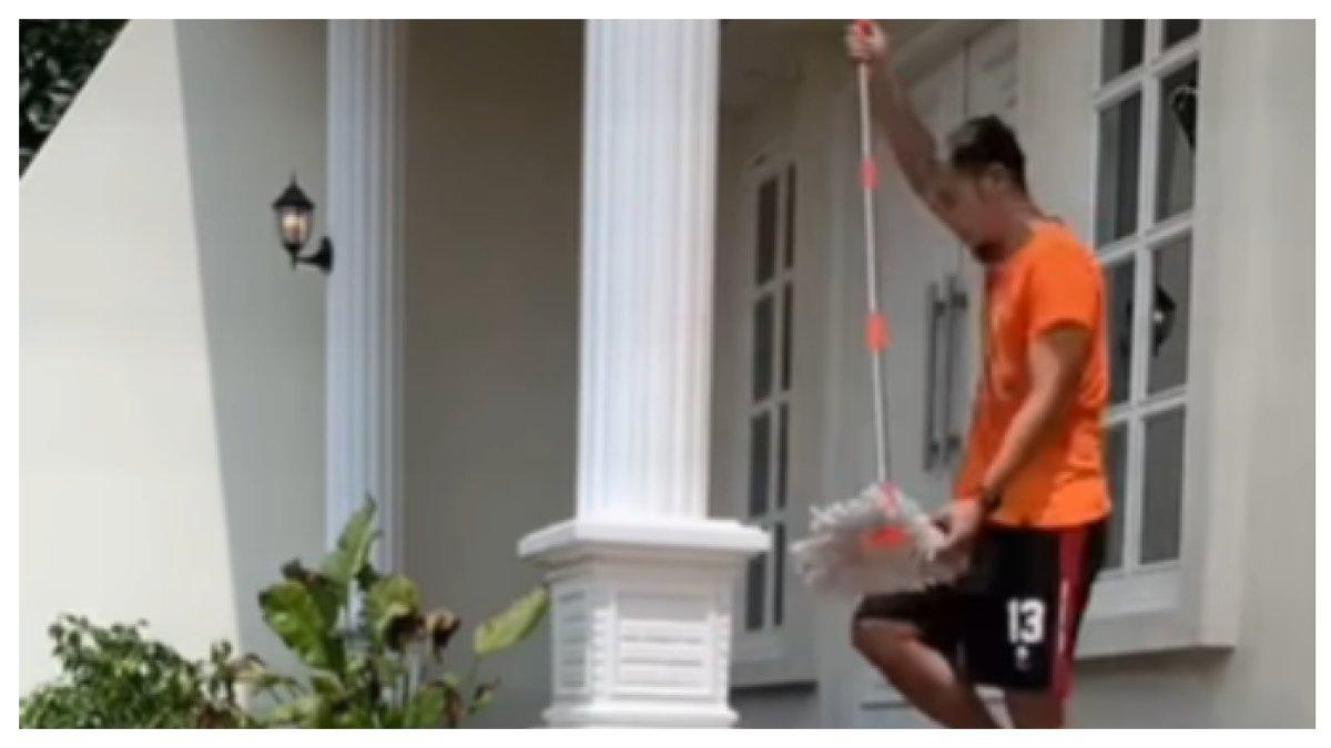 Keadaan rumah mewah Gunawan Dwi Cahyo di Jepara.