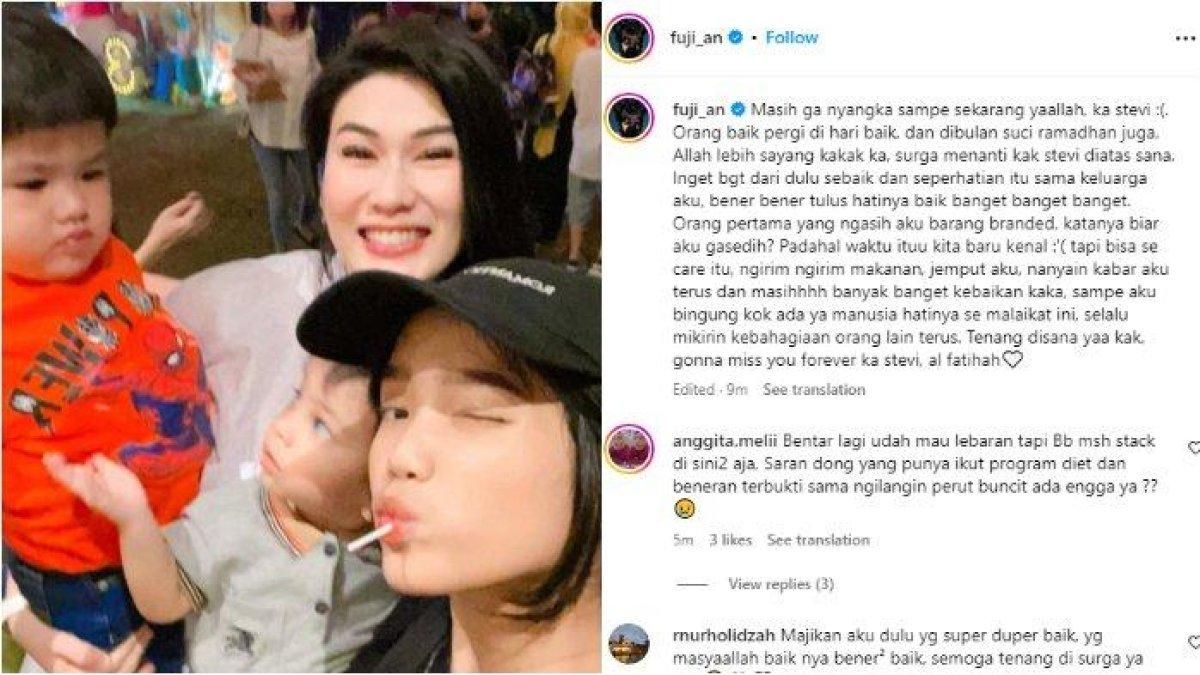 Fuji bongkar kebaikan Stevie Agnecya