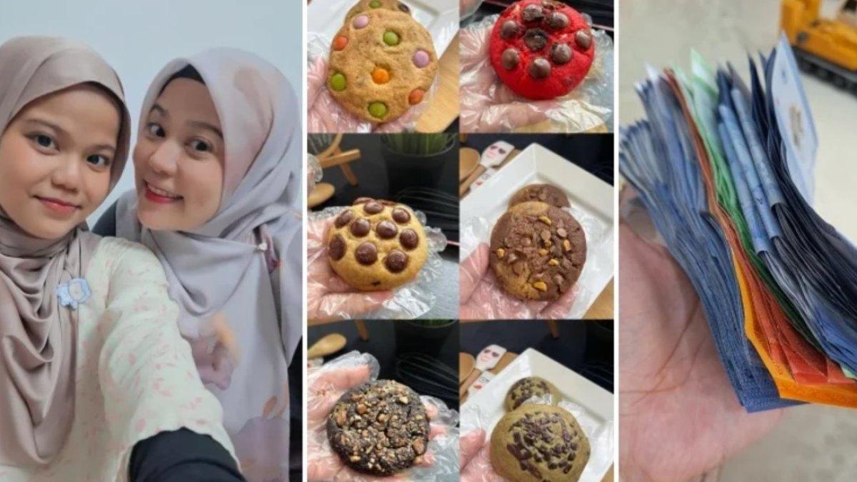 Gadis 12 tahun jualan kue di sekolah, raup Rp 1 juta per hari.