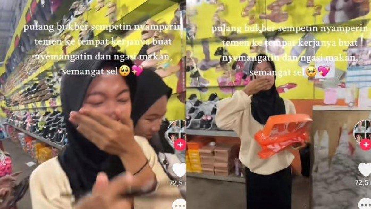 Gadis di Tangerang absen ikut bukber, justru dapat kejutan haru dari para sahabat.