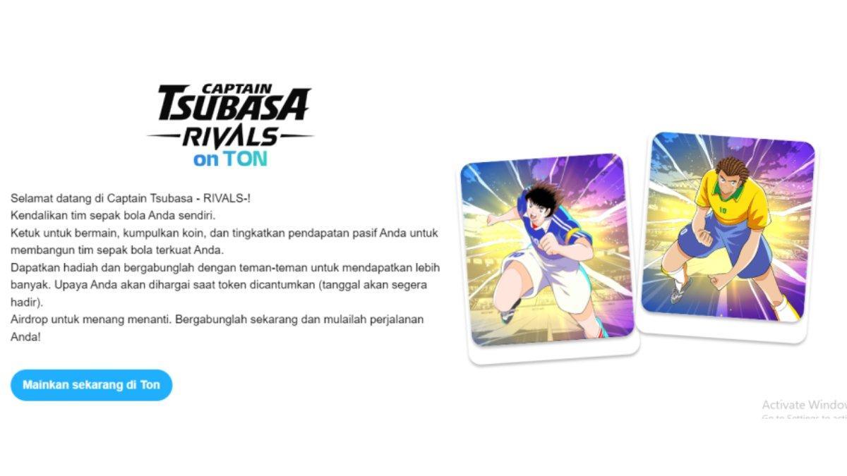 Game Telegram yang sedang viral, Captain Tsubasa Rivals.