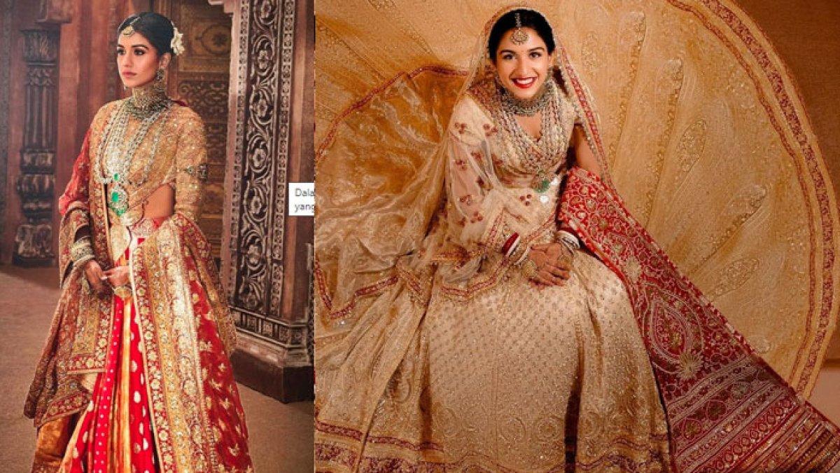 Gaun Pernikahan Radhika Merchant Kala Nikahi Anant Ambani