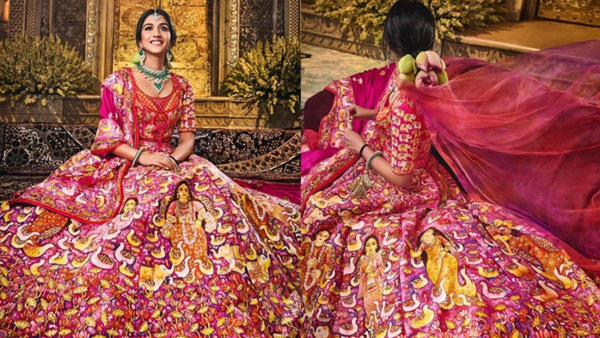 Gaun Pernikahan Radhika Merchant Kala Nikahi Anant Ambani