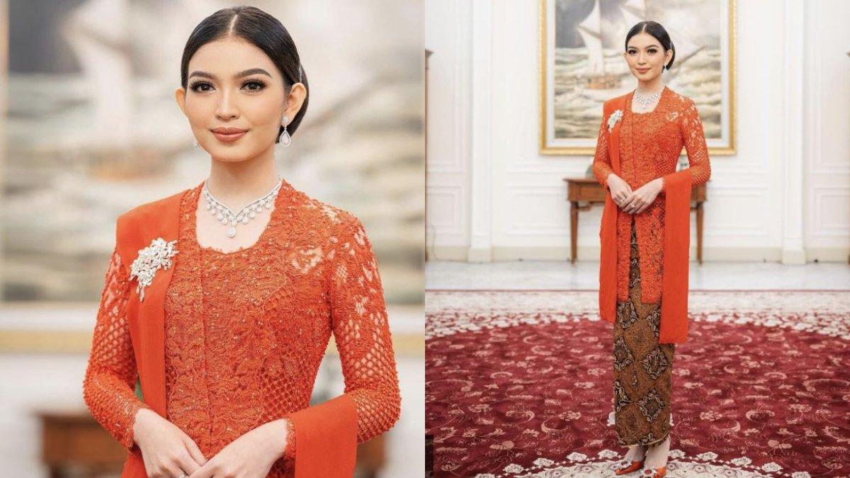 Gaya berbusana Selvi Ananda saat pelantikan Presiden dan Wakil P