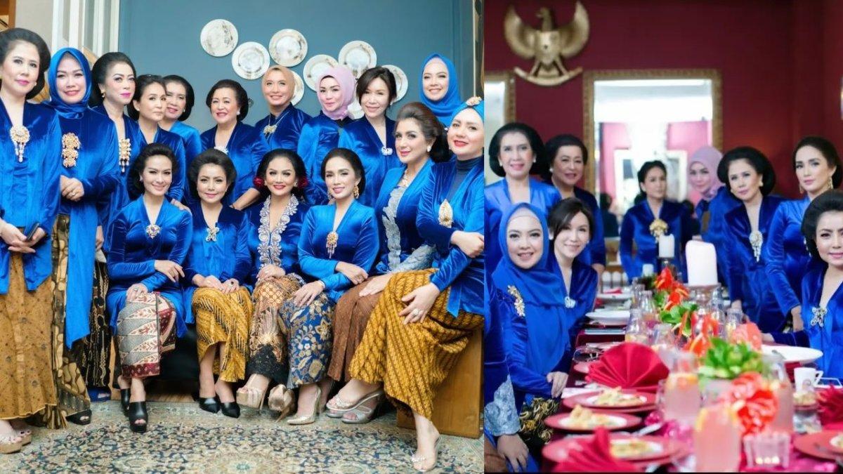 Geng Kepompong berkebaya biru