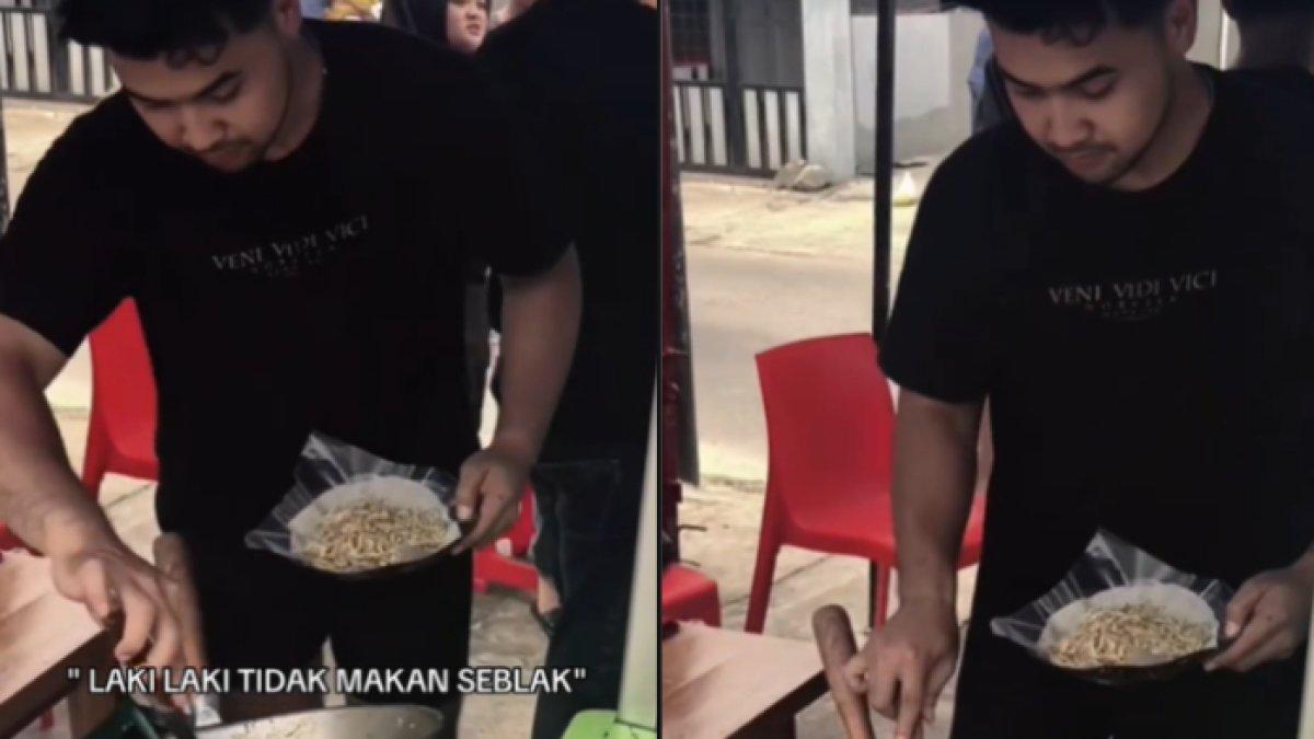 Gerald Evan jualan seblak