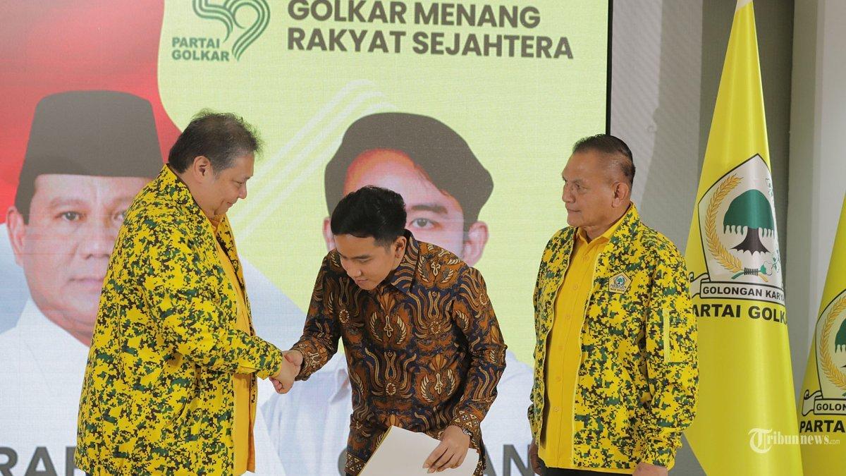 Gibran Rakabuming dikabarkan akan merapat ke Partai Golkar