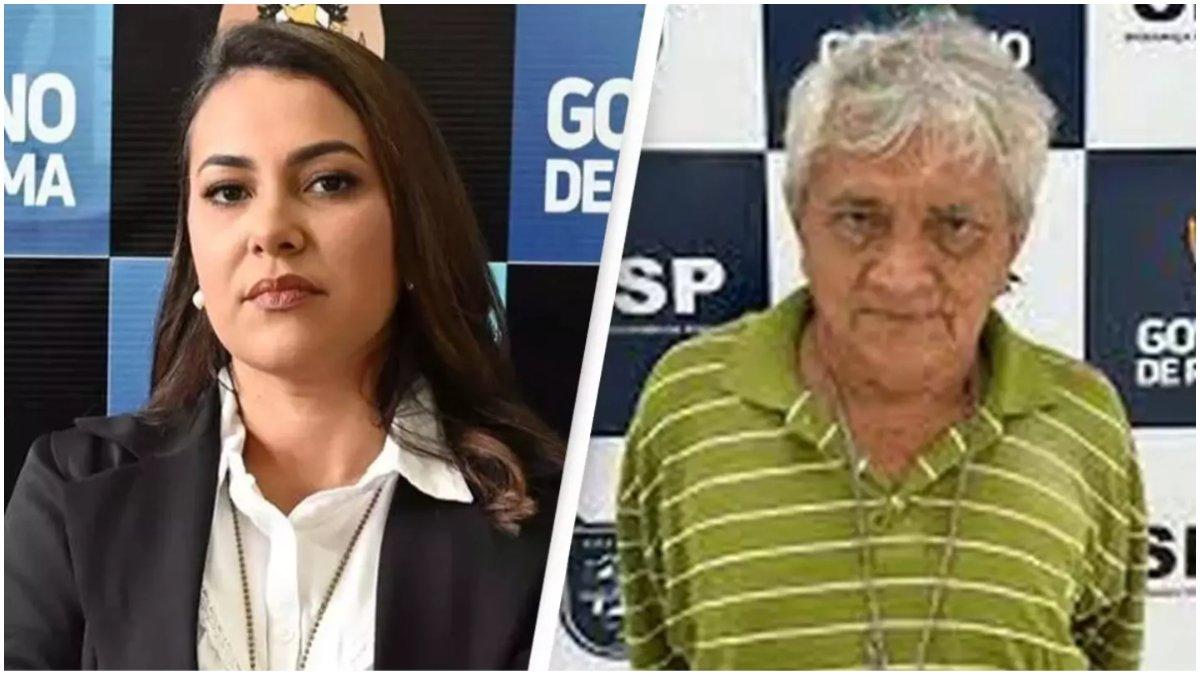 Gislayne dan pelaku pembunuhan ayahnya, Raimundo Gomes.