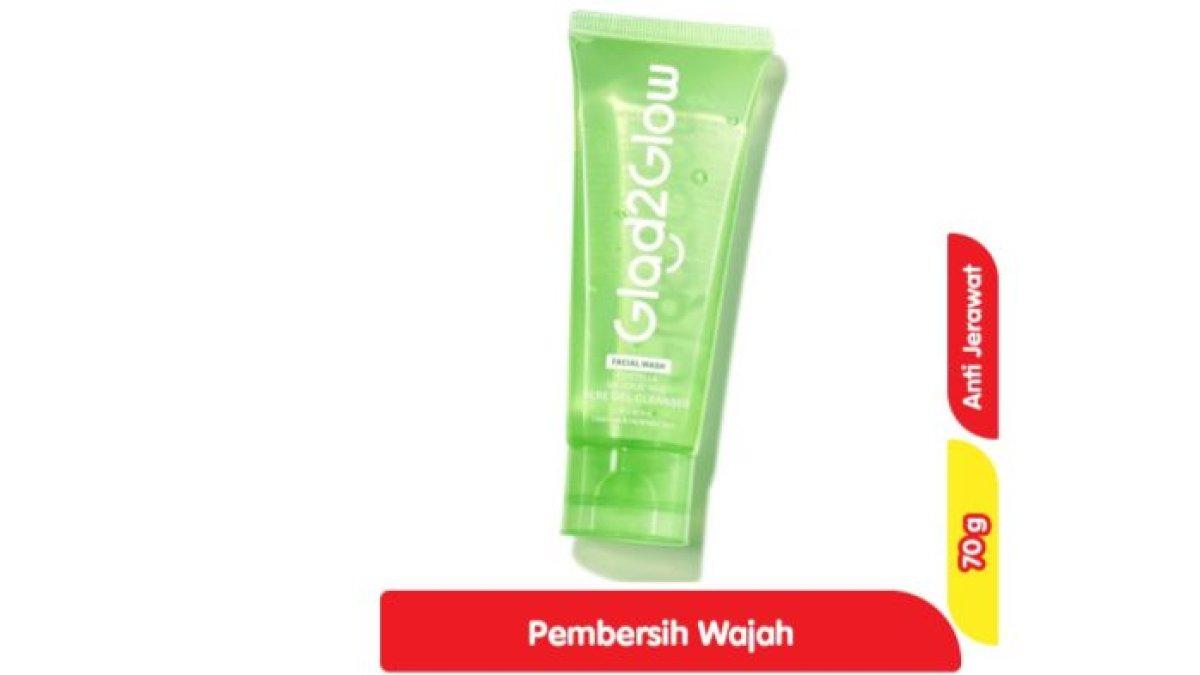 FACIAL WASH ALFAMART - Foto produk Glad2Glow Centella Salicylic Acid Acne Gel Cleanser, diolah dari alfagift.id, Selasa (8/4/2025). Berikut rekomendasi sabun cuci muka atau facial wash murah di Alfamart.