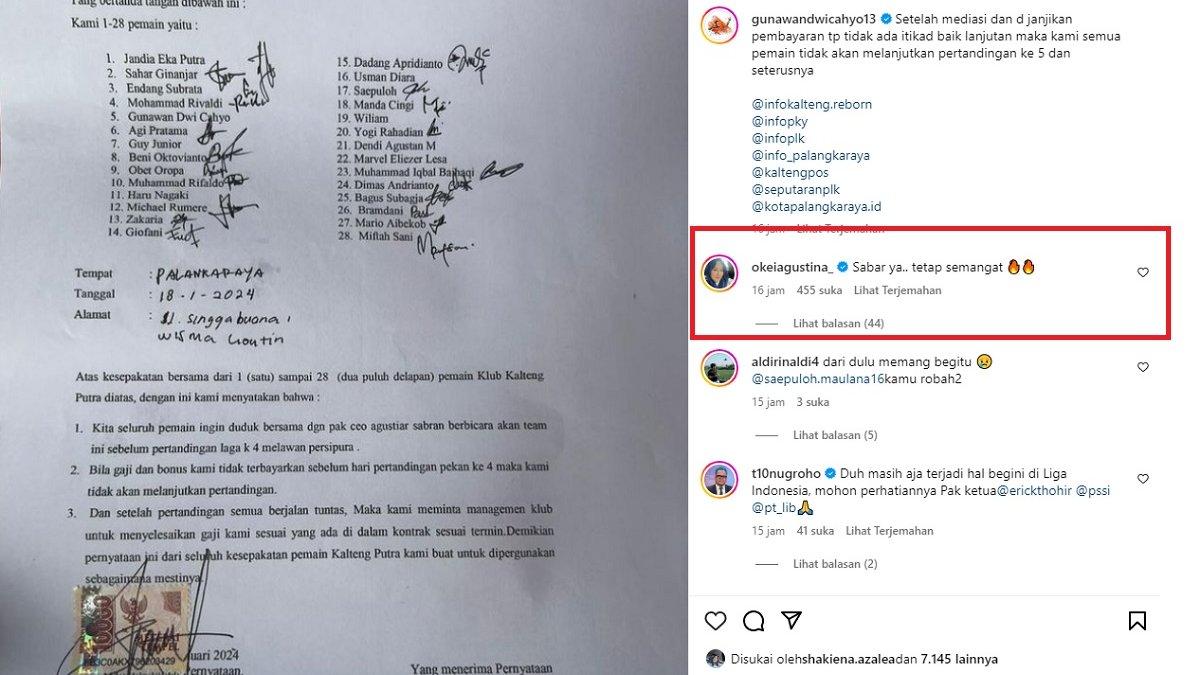 Gunawan Dwi Cahyo curhat gaji belum dibayar, Okie Agustina ikut berkomentar