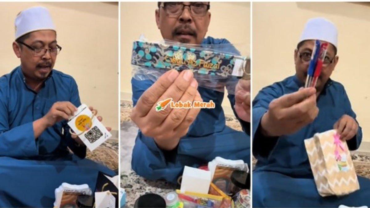 Guru dapat hadiah dari muridnya