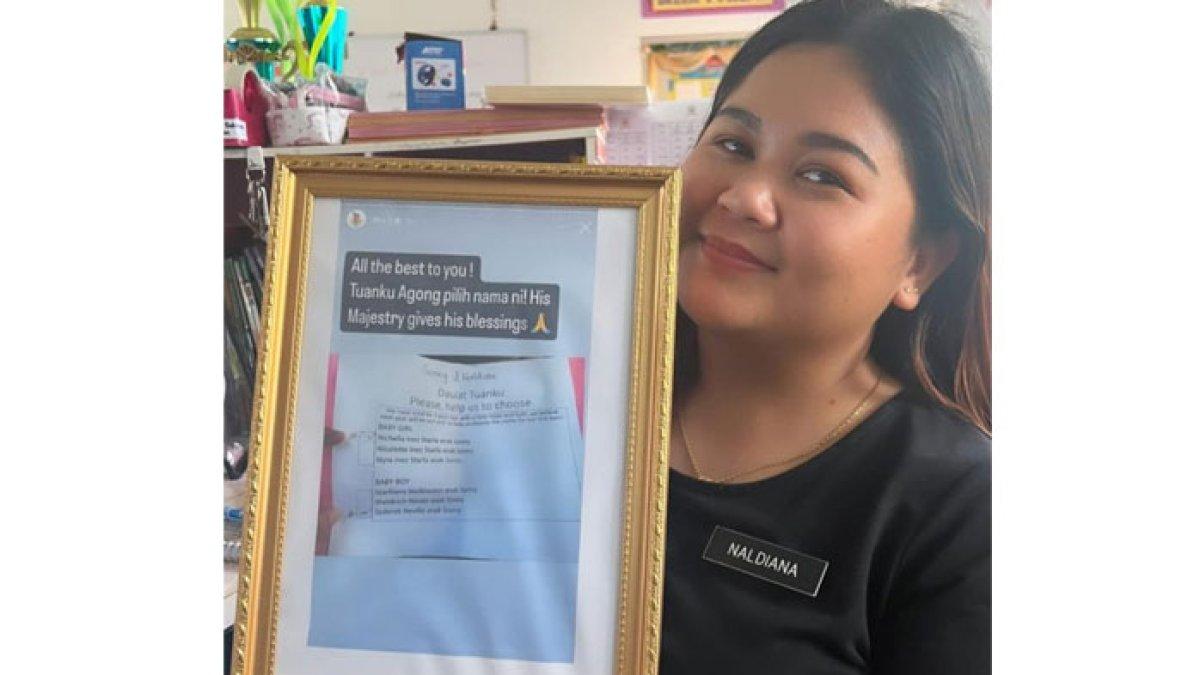 Guru gembira nama calon anaknya dipilihkan raja