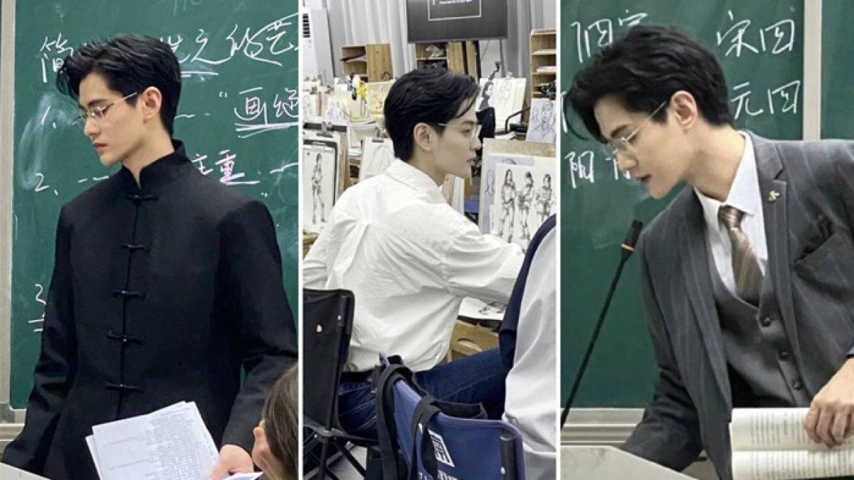 Guru tampan curi perhatian di sekolah, ternyata seorang model a