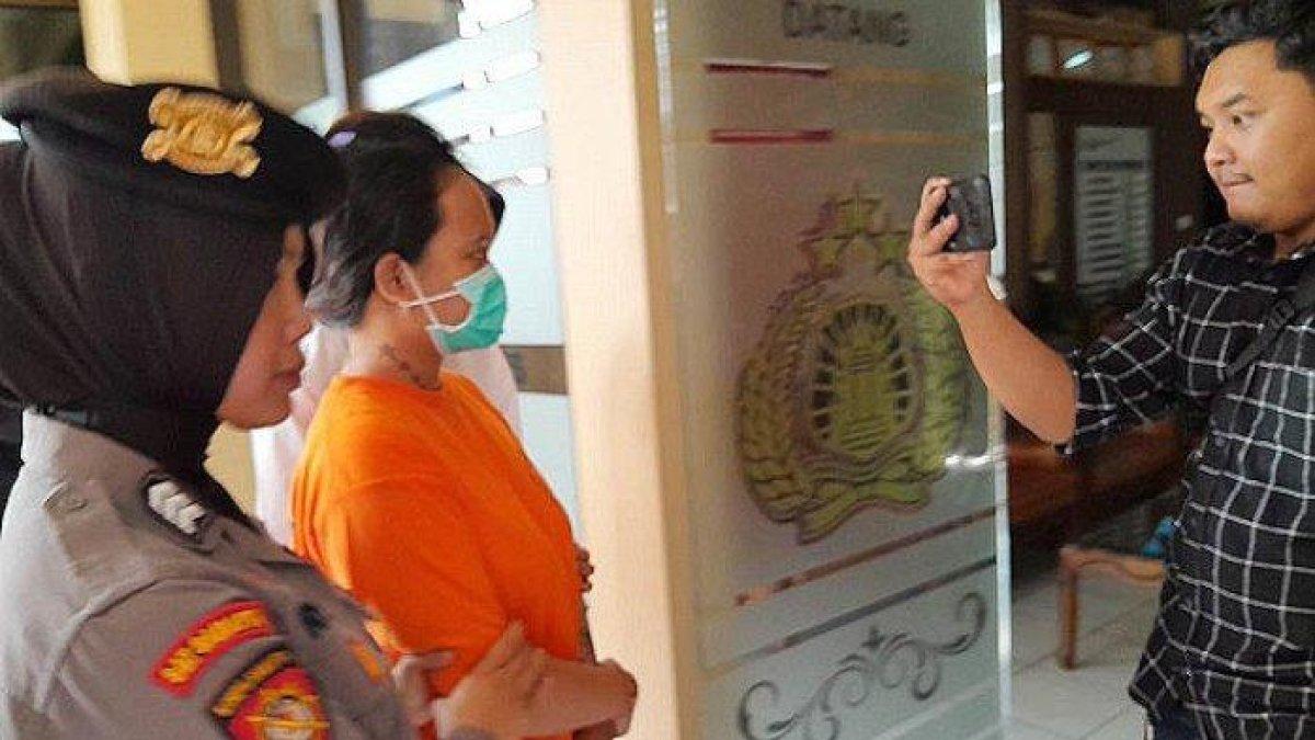 HH (24), warga Purworejo sebagai tersangka penganiayaan bayi