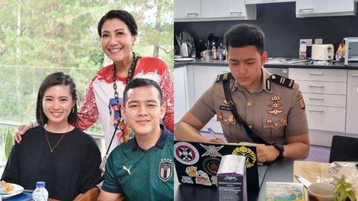 Hafiz Prasetia Akbar foto bareng anak dan istri Jenderal Andika Perkasa