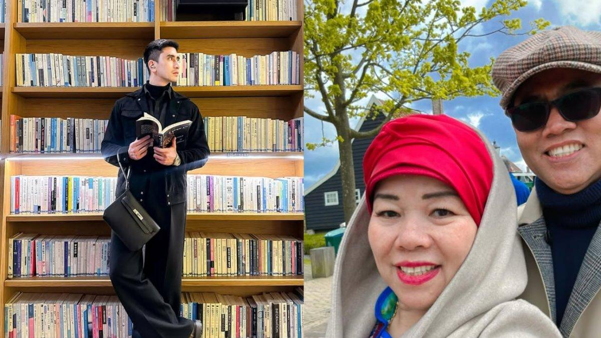 VERREL DAN FUJI - Foto Verrel Bramasta diambil dari Instagram @bramastavrl dan foto Haji Faisal serta Dewi Zuhriati diambil dari Instagram @opah_faisal. Haji Faisal memuji Verrel karena mengenalkan Fuji ke keluarganya