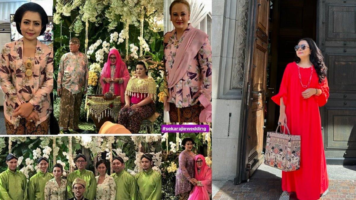 Halimah dan Mayangsari sempat tampil seragaman