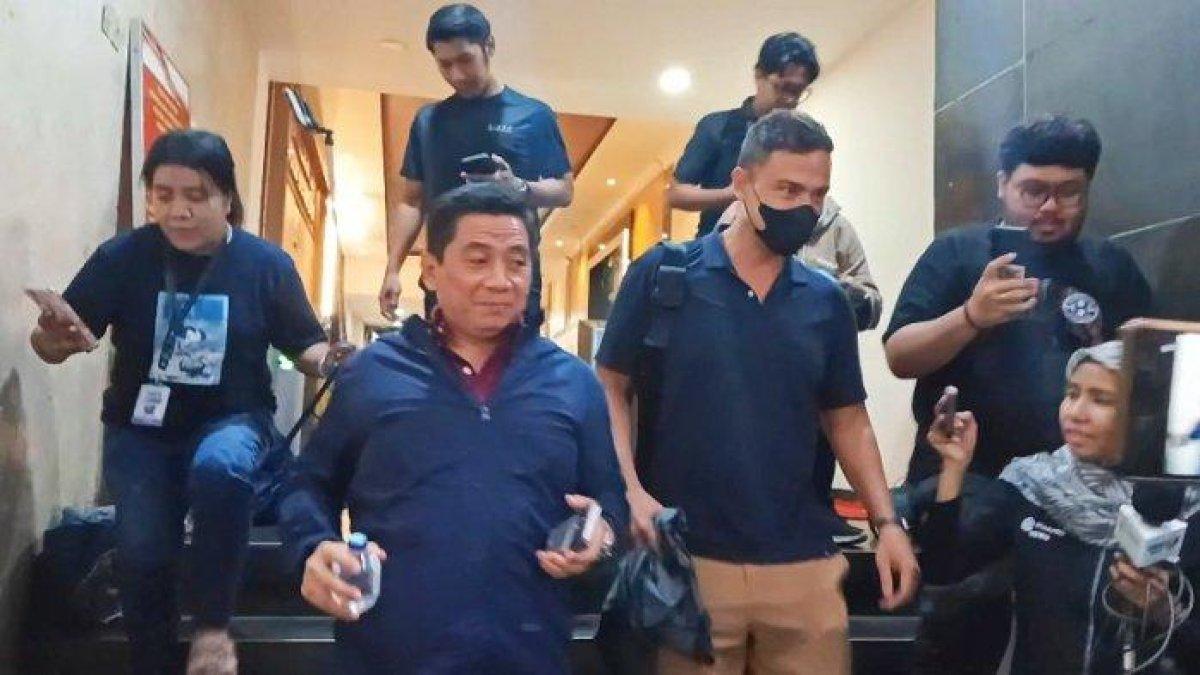 Aktor Hamish Daud terlihat mendatangi Polda Metro Jaya, Semanggi, Jakarta Selatan, Selasa (5/11/2024)