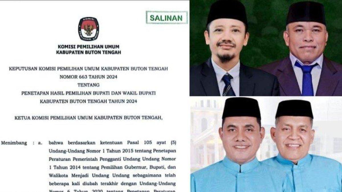Hasil Pemilihan Kepala Daerah Buton Tengah atau Pilkada Buteng