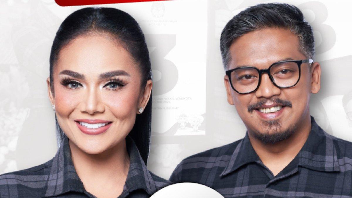 Hasil Quick Count dan Real Count Pilkada Kota Batu 2024, Krisdayanti Ikhlas di Posisi Terbawah