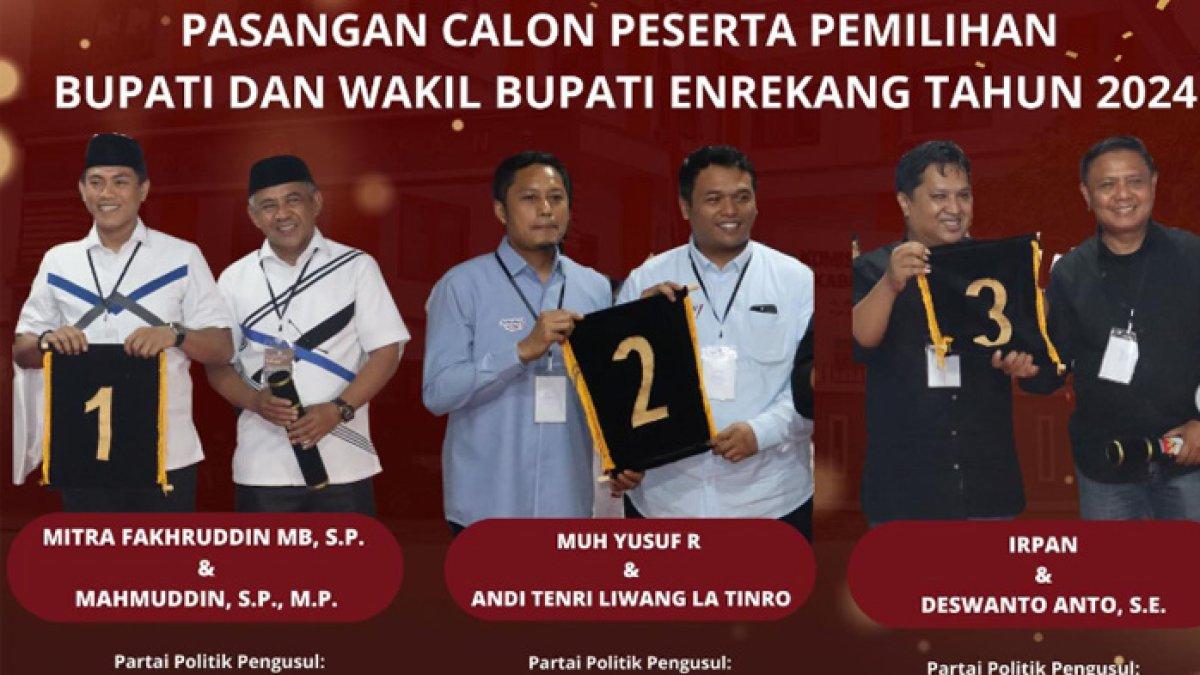 Hasil real count Pilkada Enrekang 2024