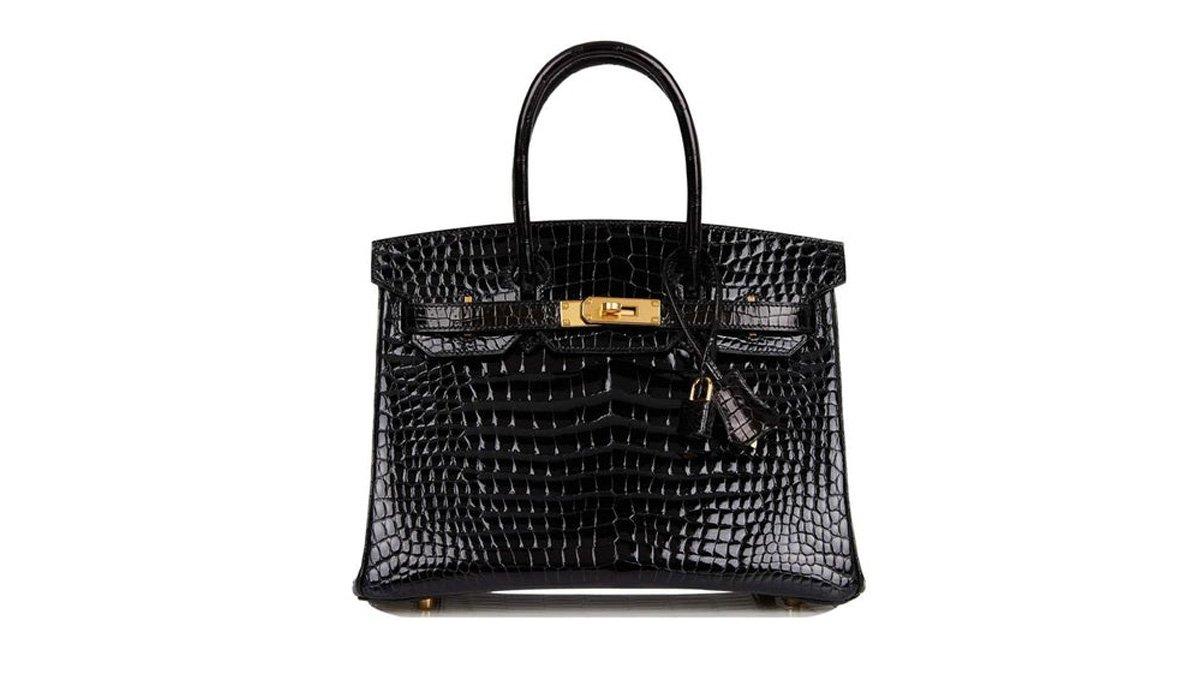 Hermes Birkin 35 Porosus Crocodile Gold Hardware