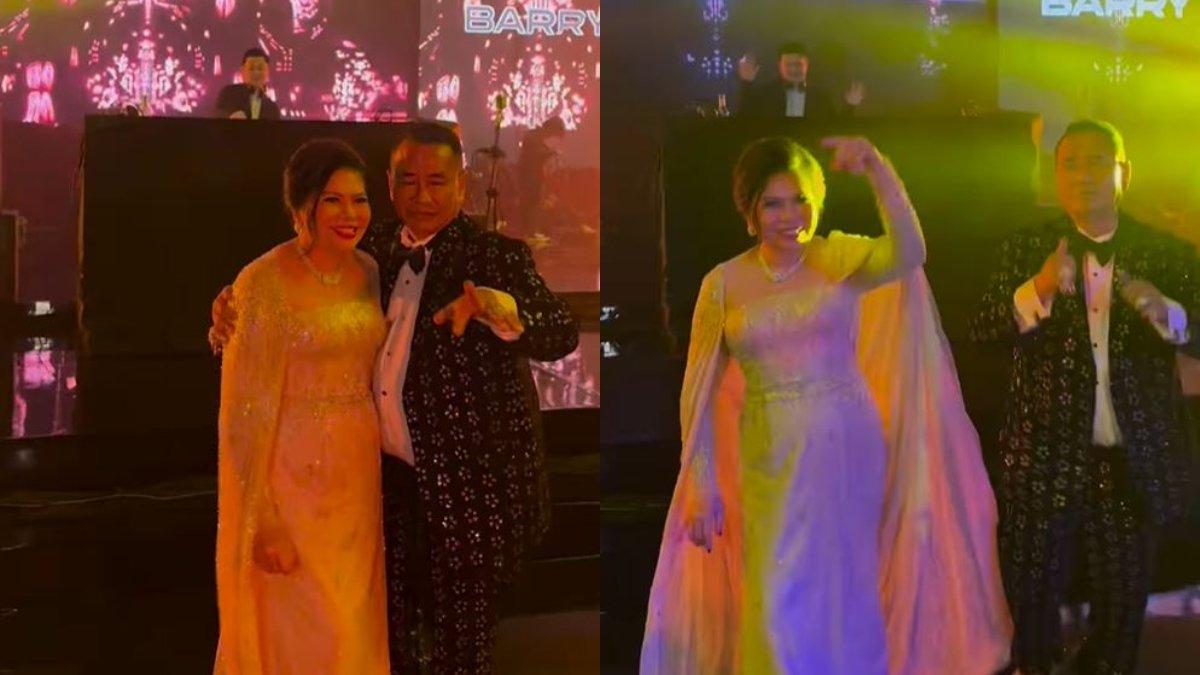 Hotman Paris Hutapea berdansa mesra bersama istri
