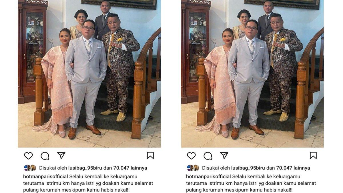 Hotman Paris beri nasihat untuk anaknya Fritz Hutapea yang baru saja menikah.