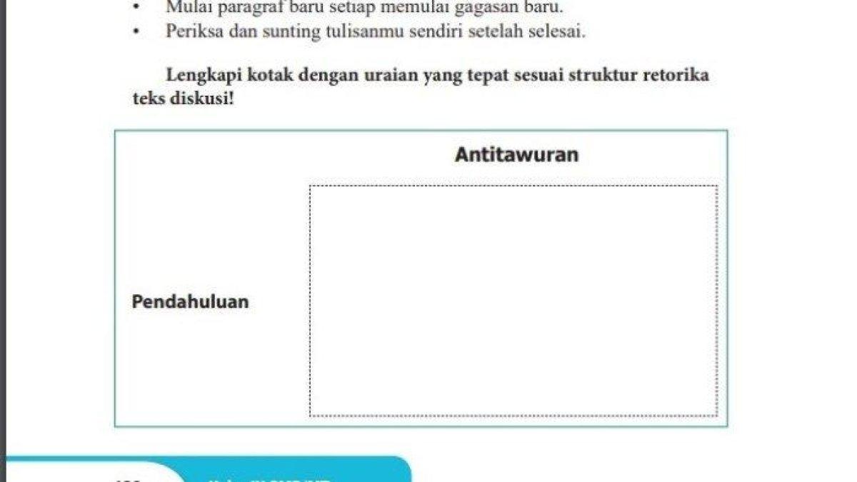 ILUSTRASI KUNCI JAWABAN: Bahasa Indonesia Kelas 9 SMP Halaman 138